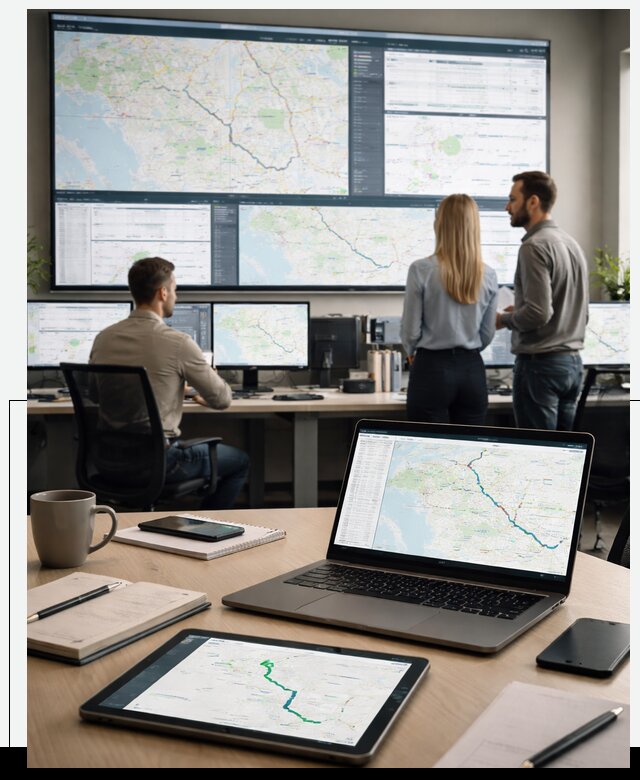 Трекинг грузов и Fleet Management, мониторинг автопарка в Мценске